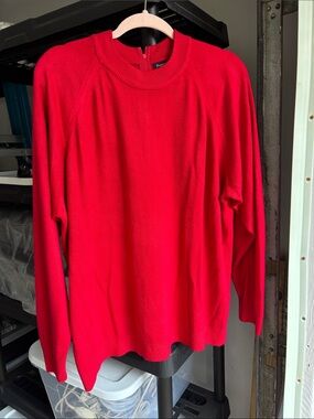 Designers Originals Red Crew Neck Sweater